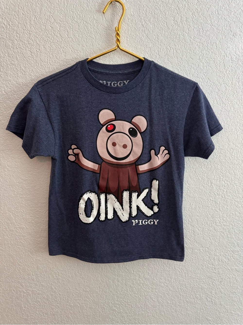 Oink! Graphic Tee - Navy Blue Kids Shirt